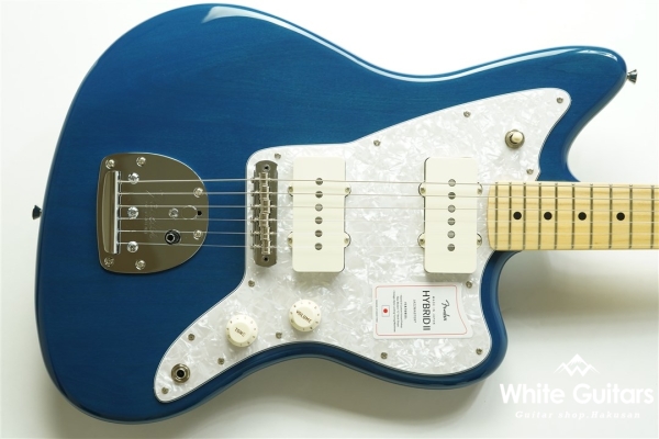 2021 Collection Made in Japan Hybrid II Jazzmaster - Indigo Trans